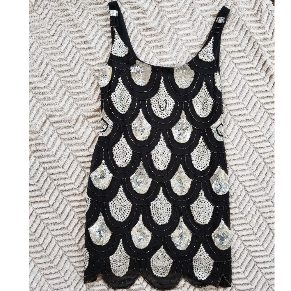 Aqua Sequenced Dress